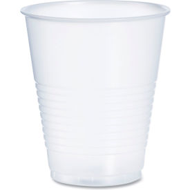 Dart® High-Impact Polystyrene Squat Cold Cups 12 oz Translucent 50/Sleeve 20 Sleeves/CT DCCY12S