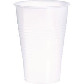 Dart® High-Impact Polystyrene Cold Cups 16 oz Plastic Translucent 50/Sleeve 20 Sleeves/CT DCCY16T