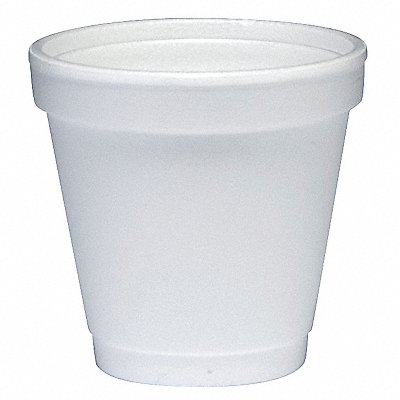 Disposable Hot Cup 4oz White Foam PK1000 MPN:4J4
