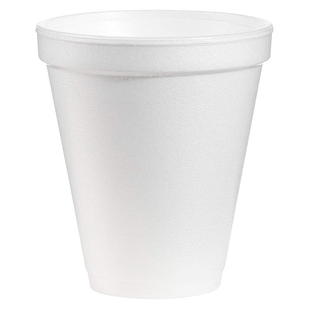 Disposable Cold/Hot Cup 12 oz. White, Foam, Pk1000 MPN:12J16