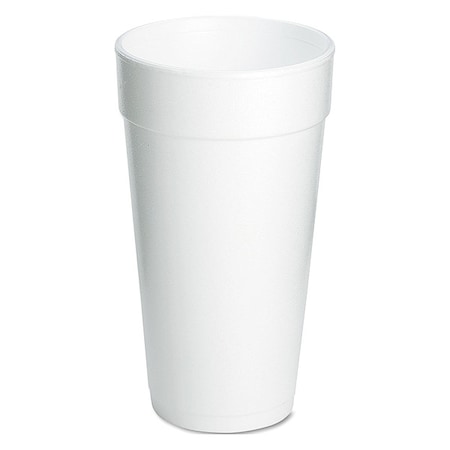 Disposable Hot cup 20 oz. White, Foam, Pk500 MPN:20J16