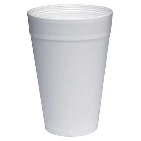 Disposable Hot cup 32 oz. White, Foam, Pk500 MPN:32TJ32