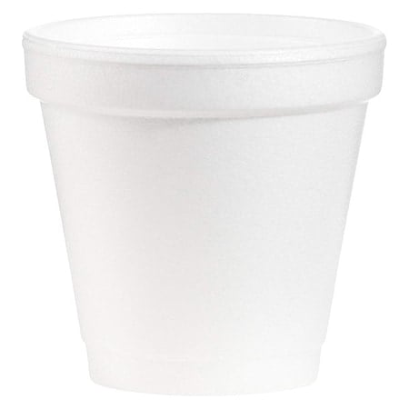 Disposable Hot cup 4 oz. White, Foam, Pk1000 MPN:4J4