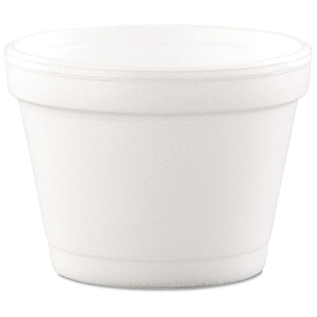 Bowl Container, Foam, 4 oz., White, PK1000 MPN:4J6