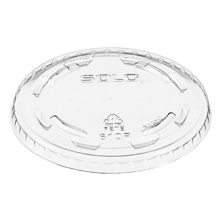 PET Plastic Non-Vented Lid, Clear, 10 oz MPN:610TP