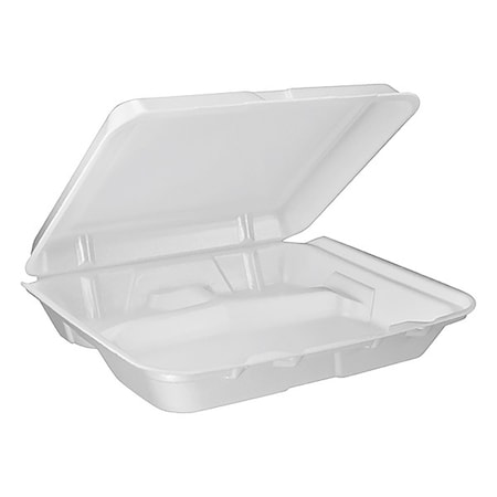 Foam Hinged Container, L, 9 1/2x9 1/4x3 MPN:95HT3R