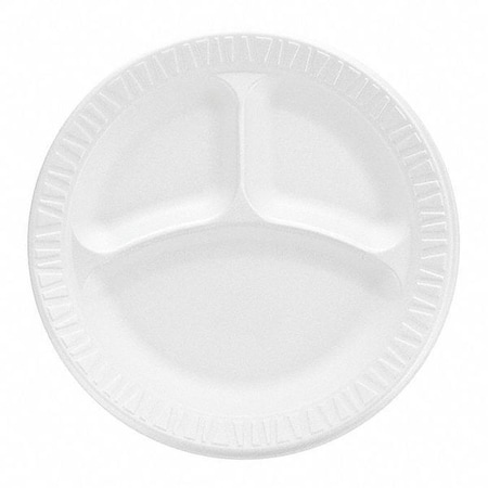 Disposable Foam Plate, 9in, White, PK500 MPN:9CPWC