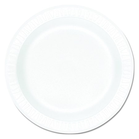 Disposable Foam Plate, 9 in, White, PK500 MPN:9PWCR