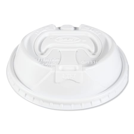 Optima Reclosable Lids for Paper Hot Cups 10-24 oz, White, PK1000 MPN:OPT316