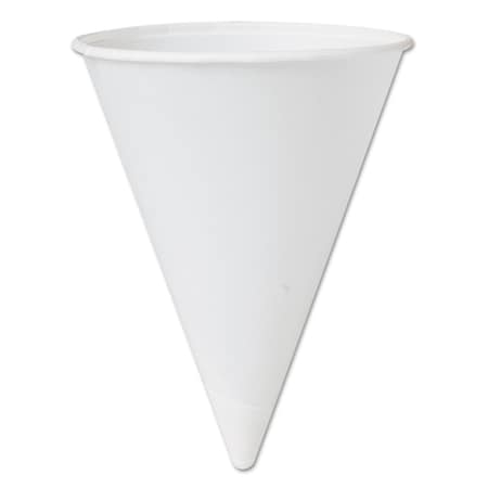 Bare Eco-Forward Treated Paper Cone Cups, 4.25 oz, White, PK5000 MPN:SCC 42BR