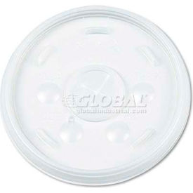 Dart® Plastic Lids Straw-Slot Lid Fits 12 oz to 24 oz Hot/Cold Foam Cups 100/PK 10 Packs/CT 16SL