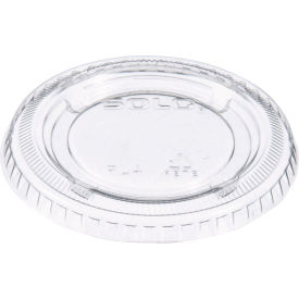 Dart Portion/Souffle Cup Lids Fits 3.25 oz to 9 oz Portion Cups Plastic Clear 125/PK 20 PK/CT DCCPL4N