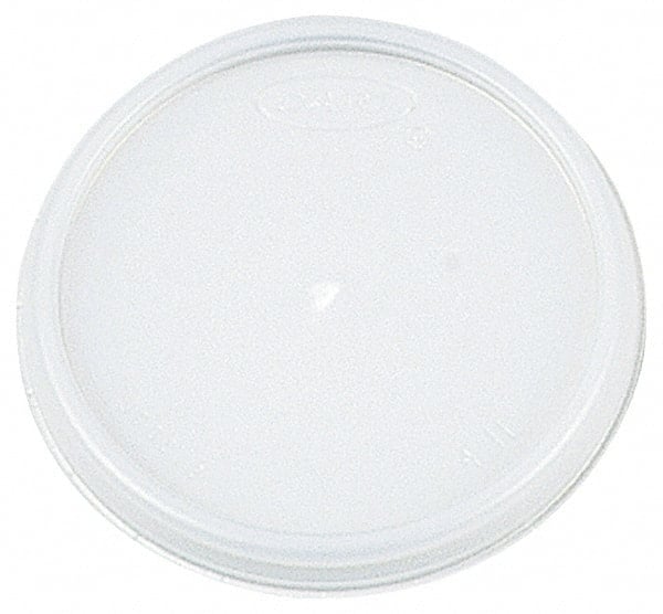 Cup Lid: Fits 12 oz Hot & Cold Foam Cups, Dome, Polystyrene, 1,000 Pc, White MPN:DCC12JL