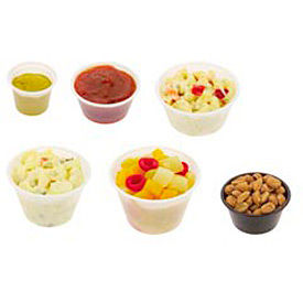 Dart® DCCP550N Souffle/Portion Cups Plastic 5-1/2 oz. 2500/Carton DCCP550N