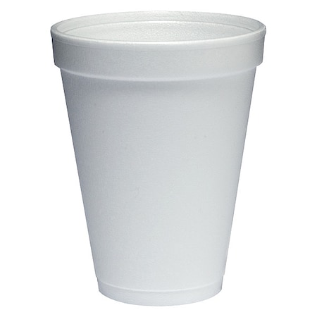 Dart 12OZ Insulated Foamcups White (25/Pk) MPN:12J12