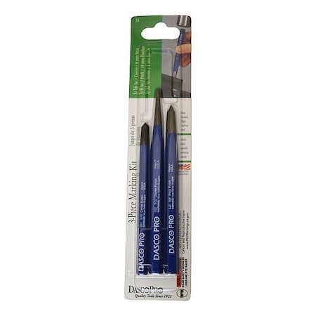 Starter/Marking Punch, 3 Piece MPN:33