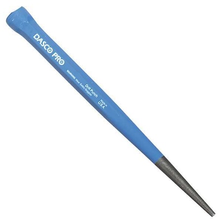 Drift Punch, 3/16 x 9 In, Carbon Steel MPN:603