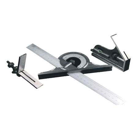 4 Piece Combination Square Set With 12