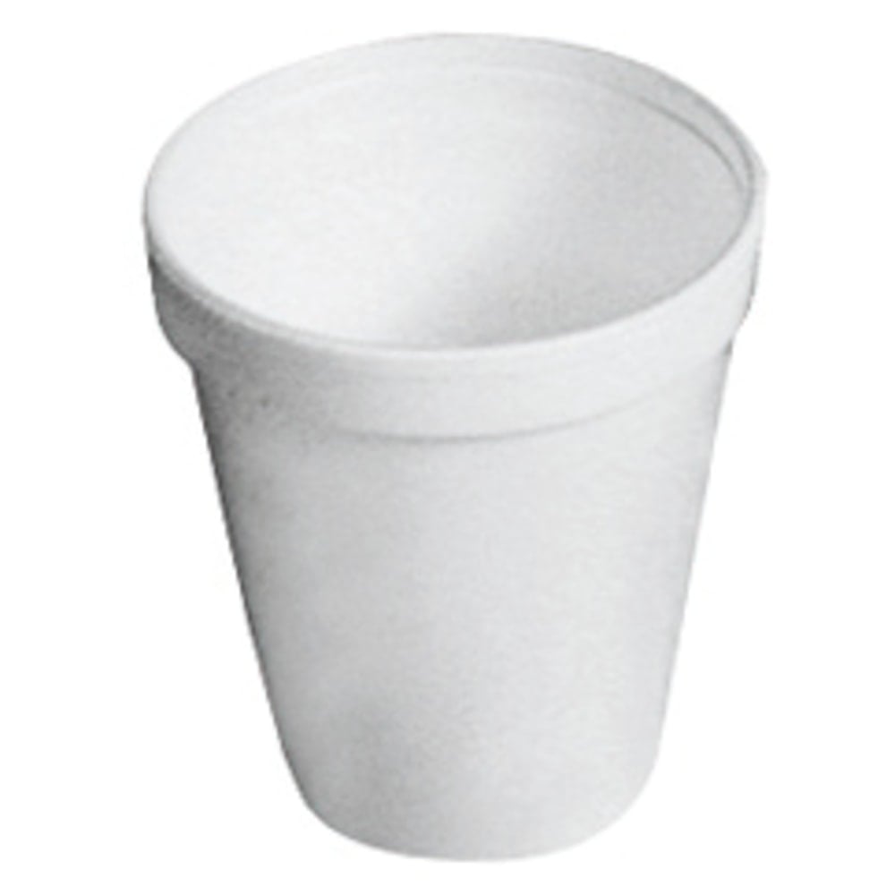 Dart Insulated Foam Drinking Cups, White, 8 Oz, Bag Of 25 (Min Order Qty 43) MPN:8J8PK