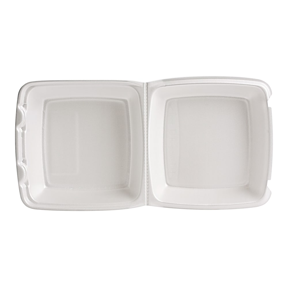 Dart Carryout Food Containers, 1 Compartment, 3 1/4in x 8 3/8in x 7 7/8in, White, Pack Of 200 (Min Order Qty 2) MPN:85HT1