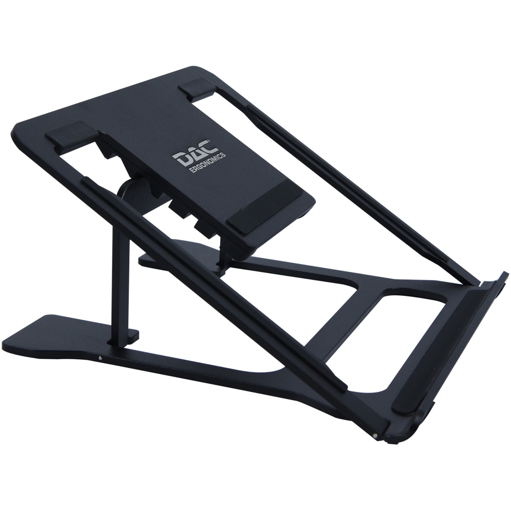 DAC Portable Laptop Stand With 6 Height Levels - Notebook, Tablet Support - Aluminum Alloy - Black (Min Order Qty 2) MPN:21688