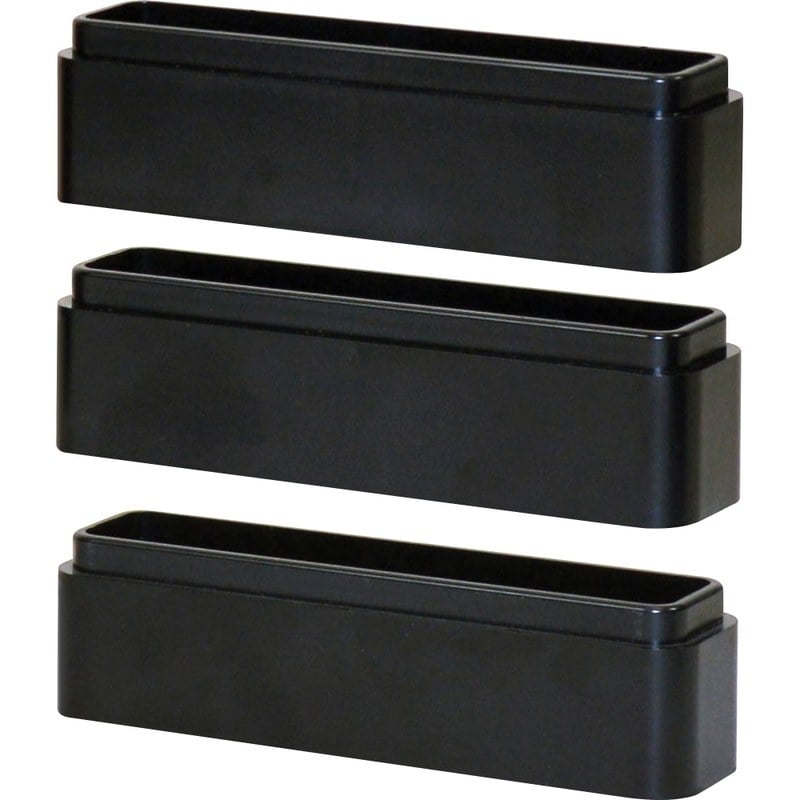 DAC Monitor Riser Leg Blocks - 6in Width x 1.5in Depth x 1.2in Height - Stackable, Comfortable - Black (Min Order Qty 6) MPN:02250