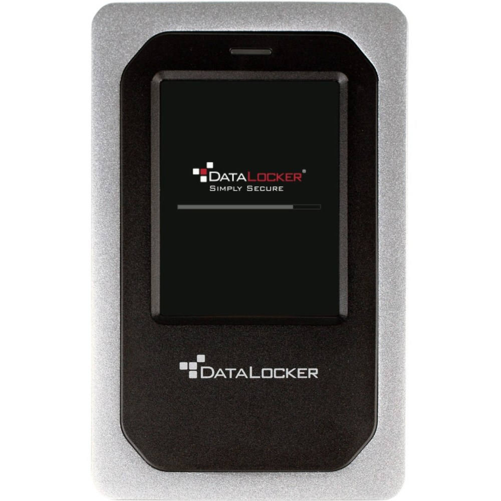 DataLocker DL4 FE 500 GB Portable Hard Drive - External - TAA Compliant - USB 3.2 Type C - 256-bit Encryption Standard - 3 Year Warranty MPN:DL4-500GB-FE