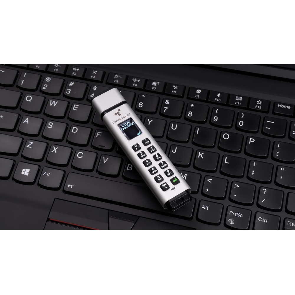 DataLocker K350 256 GB Encrypted USB Drive - 256 GB - USB 3.2 (Gen 1) Type A, USB 2.0 Type A - 190 MB/s Read Speed - SK350256FE MPN:SK350-256-FE