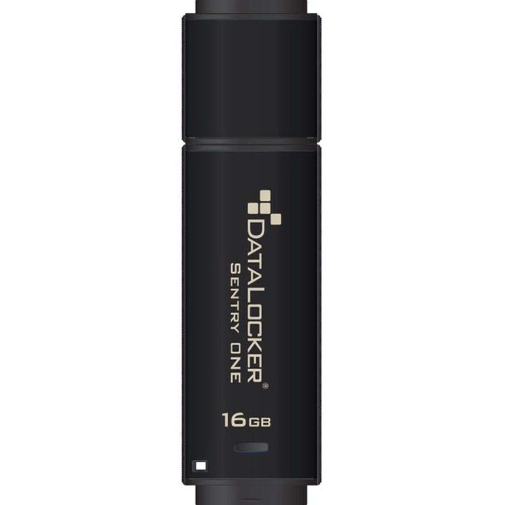 DataLocker Sentry ONE - USB flash drive - encrypted - 16 GB - USB 3.1 Gen 1 - FIPS 140-2 Level 3 - TAA Compliant MPN:SONE016