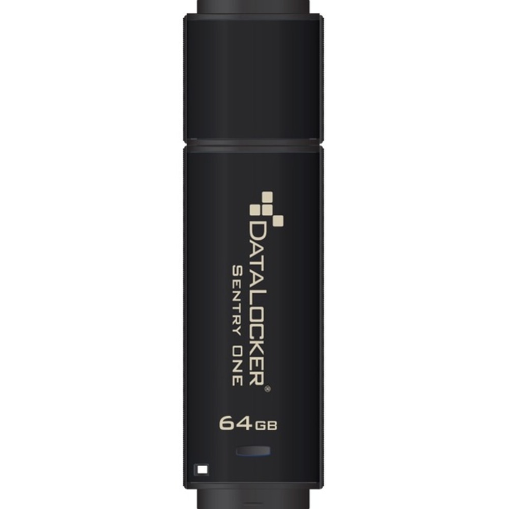 DataLocker Sentry ONE - USB flash drive - encrypted - 64 GB - USB 3.1 Gen 1 - FIPS 140-2 Level 3 - TAA Compliant MPN:SONE064