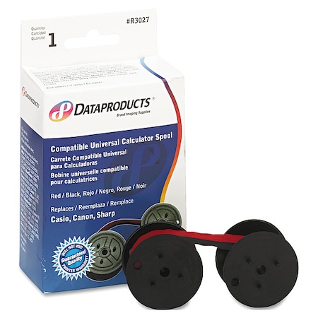 Ink Ribbon for Calculators, Black/Red MPN:R3027