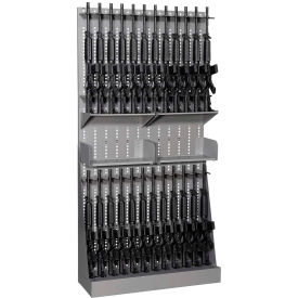Datum ArgosRACK Gun Open Rack AWR83-24R-1 - 24 Rifles w/2 Half Shelves 42