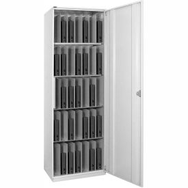 Datum LapTop Tower™ Storage Locker with Right-Hinged Door Light Gray LTV-1R-T47