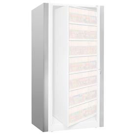 Rotary File Cabinet Components Legal End Panel Kit 7-High Light Gray XLG-7E-T47