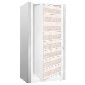 Rotary File Cabinet Components Legal End Panel Kit 8-High Light Gray XLG-8E-T47