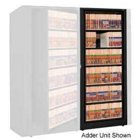 Rotary File Cabinet Adder Unit Legal 5 Shelves Black XLG-A6-T25