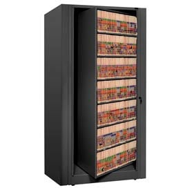 Rotary File Cabinet Starter Unit Legal 6 Shelves Black XLG-S7-T25
