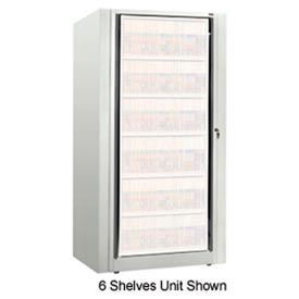 Rotary File Cabinet Components Base Starter Unit Legal 4-High Bone White XSLG-S4E-T15