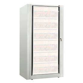 Rotary File Cabinet Components Base Starter Unit Legal 6-High Bone White XSLG-S6E-T15