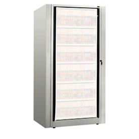 Rotary File Cabinet Components Base Starter Unit Legal 6-High Light Gray XSLG-S6E-T47