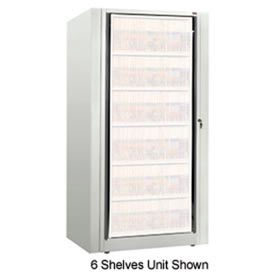 Rotary File Cabinet Components Base Starter Unit Legal 7-High Bone White XSLG-S7E-T15