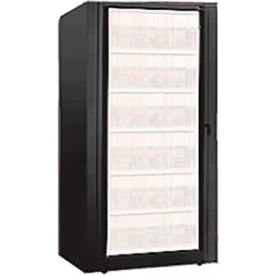 Rotary File Cabinet Components Base Starter Unit Letter 4-High Black XSLT-S4E-T25