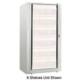 Rotary File Cabinet Components Base Starter Unit Letter 5-High Bone White XSLT-S5E-T15
