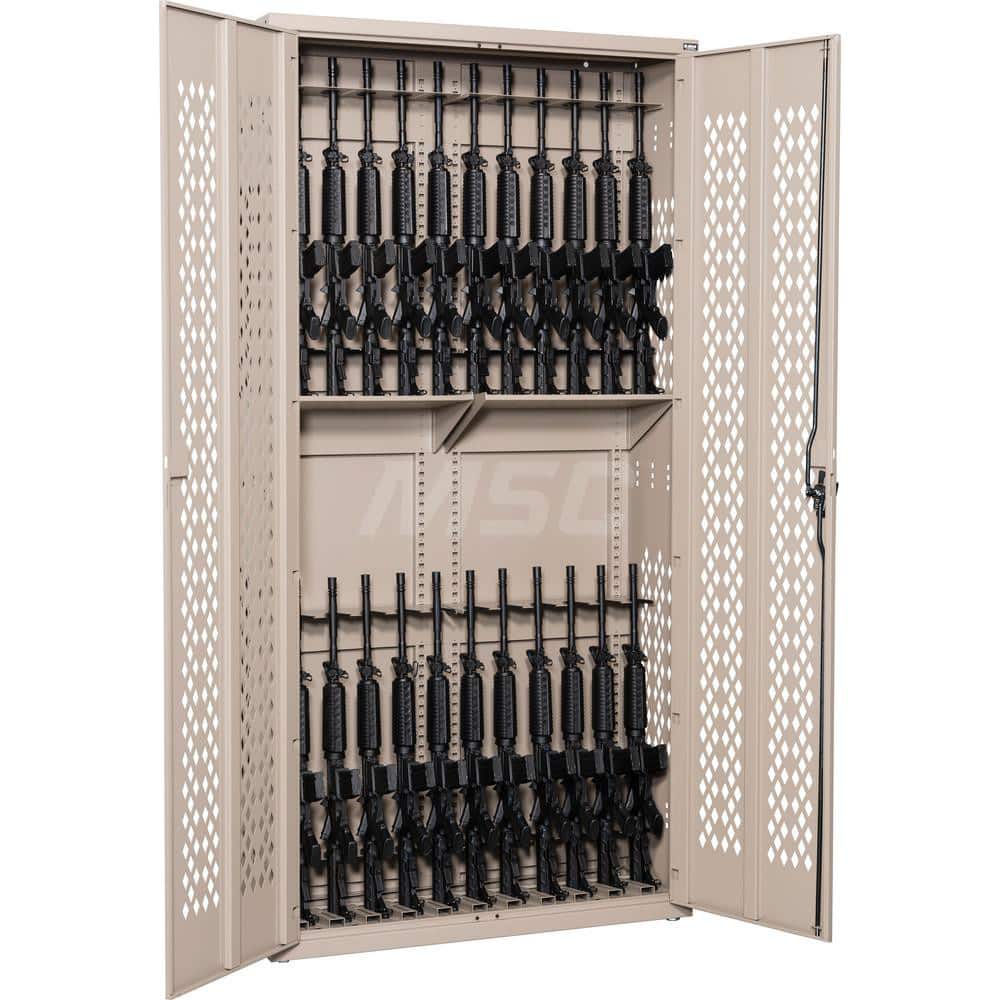 Gun Cabinets & Accessories, Type of Weapon Accomodated: M4, M16  MPN:AWC84H24R