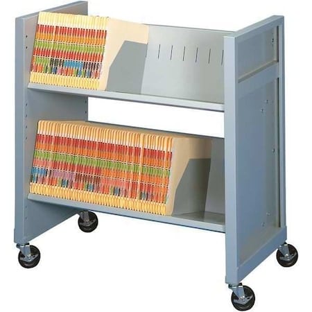 File Cart, Ltr/Lgl Size Shlvs, Gray Mist MPN:BFC-2