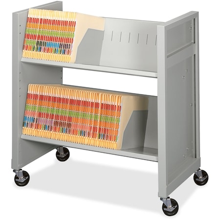File Cart, Ltr/Lgl Size Shlvs, Burgundy MPN:BFC-2