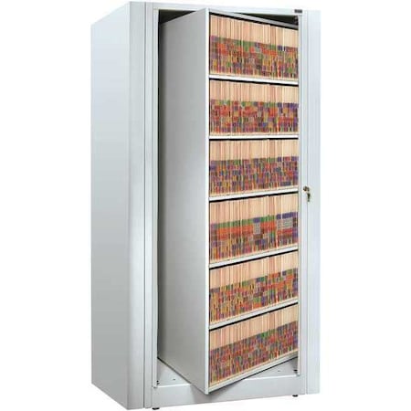 Rotary Shelf, 6H Legal, Starter, Gray Mist MPN:XLG-S6