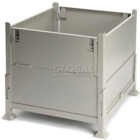 Davco® Collapsible Sheet Metal Steel Container 40-1/2