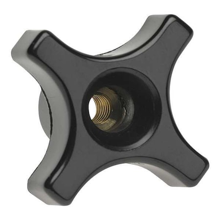 Four Prong Knob, Clamp Knob, 1/4-20 Size, 1