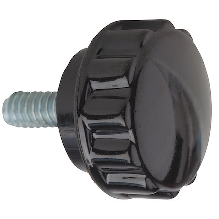 Round Grip Clamp Knob, 10-24 Thread Size, 0.50